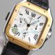 Swiss Replica Cartier Santos XL Chronograph Watch White Dial Yellow Gold Bezel (6)_th.jpg